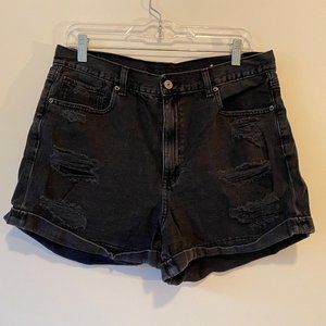 Distressed American Eagle High Waisted Shorts